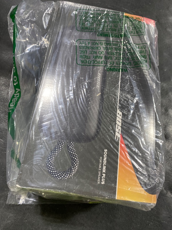 Photo 1 of Bose SoundLink Plus Portable Bluetooth Speaker, Wireless Outdoor Speaker, Up to 20 Hours Battery Life, Waterproof and Dustproof, Black