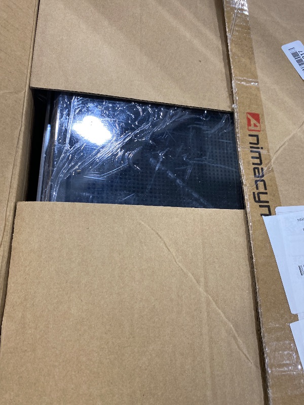 Photo 1 of Animacyn ABS Electrical Junction Box, Ventilated Design, Cable Grommets, IP65 Waterproof Enclosure, Indoor/Outdoor Use with Mounting Panel. (Clear Cover, 15.7"x11.8"x7.1")