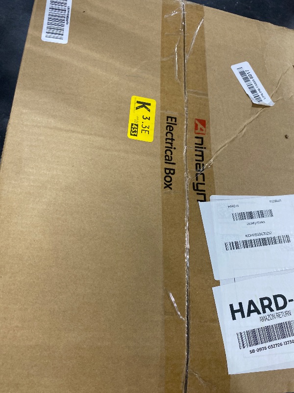 Photo 1 of Animacyn ABS Electrical Junction Box, Ventilated Design, Cable Grommets, IP65 Waterproof Enclosure, Indoor/Outdoor Use with Mounting Panel. (Clear Cover, 15.7"x11.8"x7.1")