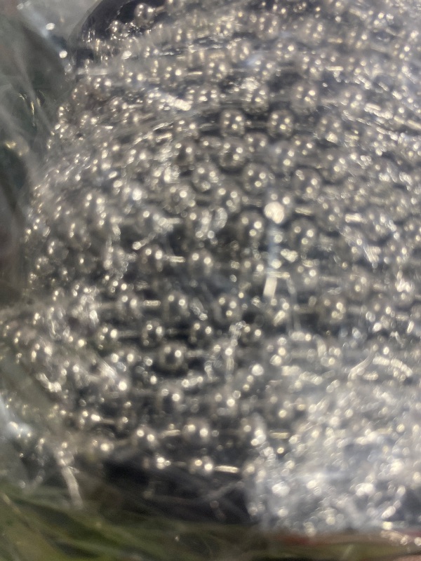 Photo 1 of 100ft Ball Bead Chain, 304 Stainless Steel, #10 Bead Chain for Roller Shades, Window Blinds, Dog Tags, Jewelry & DIY Crafts (4.5mm with Spool and Ball Chain Connectors)