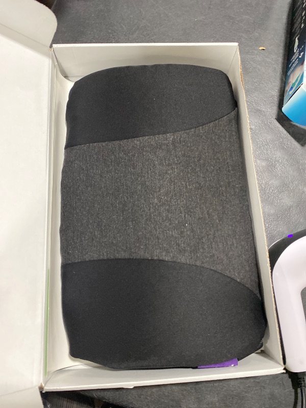 Photo 1 of Purple Back Cushion | Pressure Reducing Grid Designed for Ultimate Comfort | Designed for Chairs, Gaming, and Travel | Made in The USA