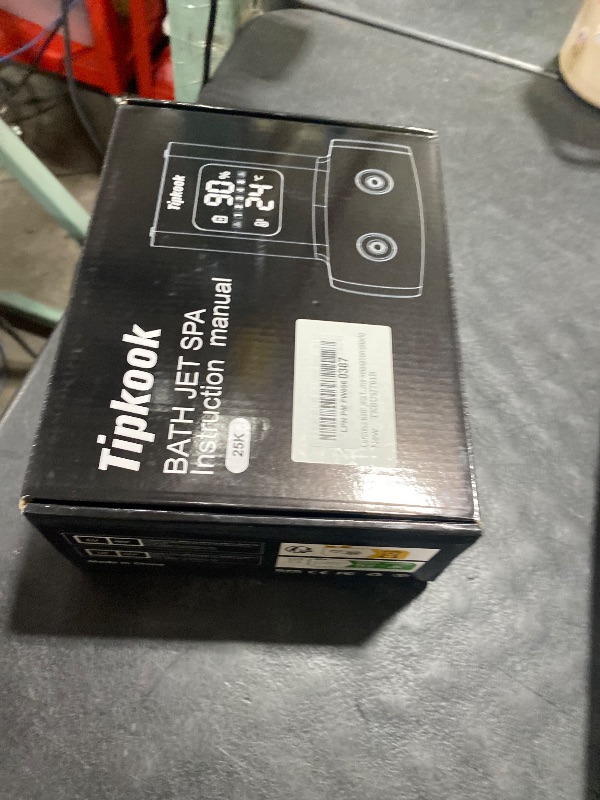 Photo 1 of Tipkook Portable Bath Jets for Tub: Cordless Jet Spa for Bathtub with 5-Level Adjustable Speed & LED Display, IPX8 Waterproof Bath Jets, 8 Suction Cups, Jet/Bubble Mode,Birthday Gifts for Women - Gray