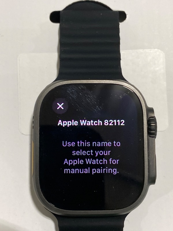 Photo 1 of Apple Watch Ultra 2 (GPS + Cellular, 49MM) - Black Titanium Case with Black Ocean Band (Renewed Premium)