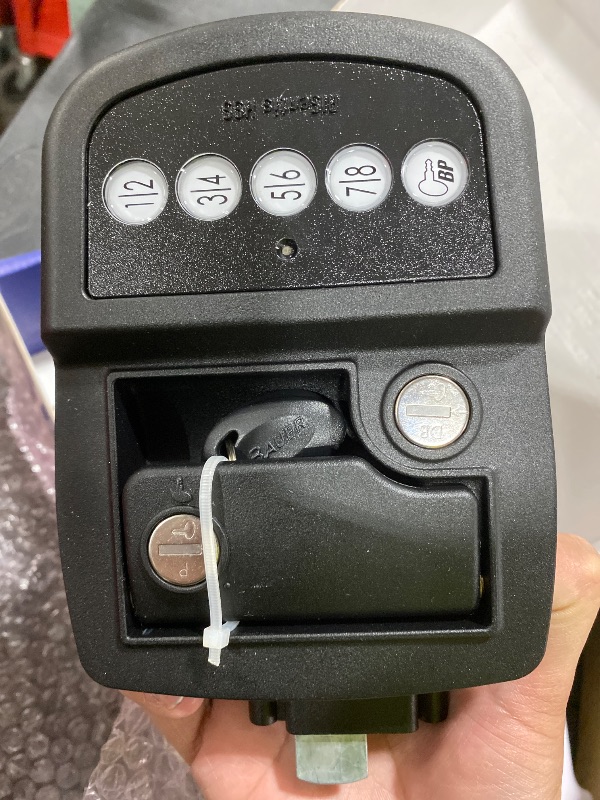 Photo 1 of Bauer NE Bluetooth Keyless Entry Door Lock with Handle, Close Field Technology, Essential Camper Must Haves, Secure Trailer, Durable RV Door Latch, Convenient RV Lock Keyless Entry