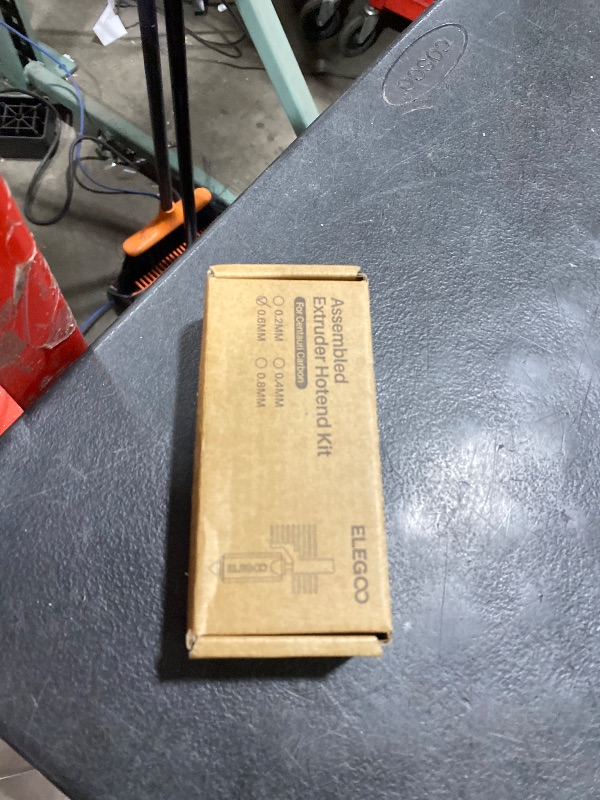 Photo 1 of ELEGOO 0.6mm Extruder Hotend Kit for Centauri Carbon, Assembly Brass Hardened Steel Nozzle Hotend ELEGOO Official 3D Printer Accessories