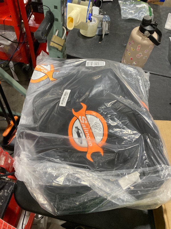 Photo 1 of Sailnovo Rooftop Cargo Carrier Bag 21 Cubic, 1000D PVC Waterproof Vehicle Soft-Shell Carrier for Cars with/Without Roof Rack, Car Roof Storage Includes Anti-Slip Mat,10 Reinforced Straps, 6 Door Hooks