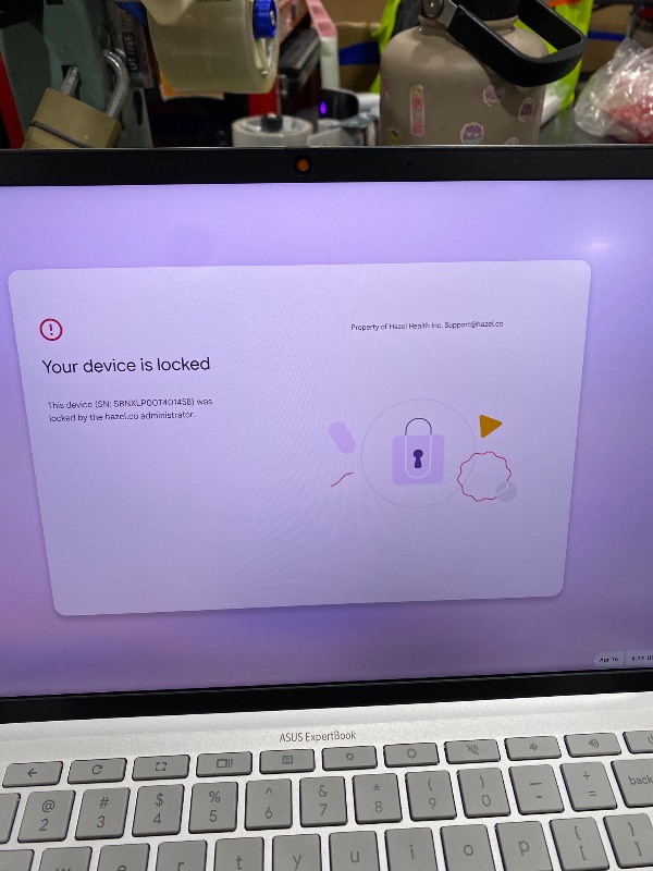 Photo 1 of ASUS ExpertBook CX54 Chromebook Plus Laptop with Google AI, 14" 2560x1600 Display, Intel® Core™ Ultra 5 Processor, 8GB RAM, 128GB SSD, ChromeOS, Fog Silver, CX5403CMA-DB588