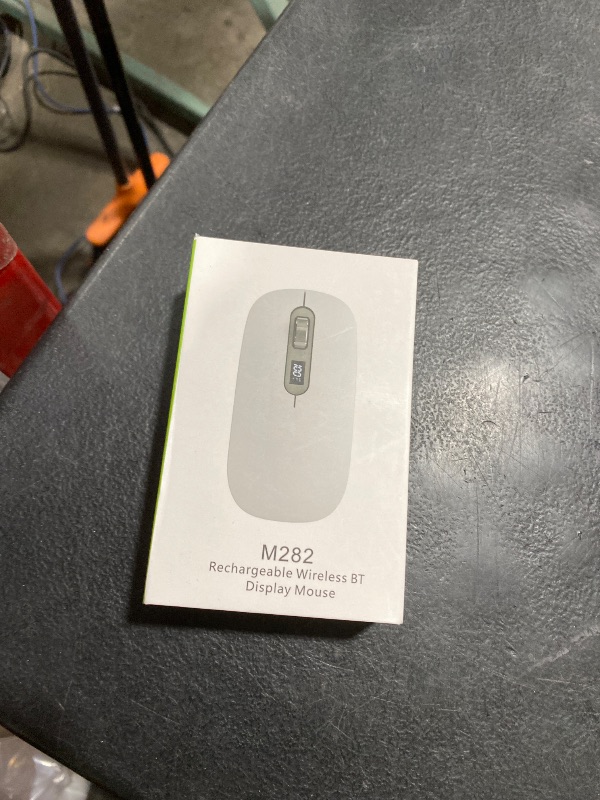 Photo 1 of ASLDPUO Wireless Bluetooth Mouse, BT5.0/4.0 & 2.4G Tri-Mode, Type-C Rechargeable with LED Screen Display, ilent Click for Laptop/PC/MacBook/Mac Air/iPad, Multi-Device & Office Use