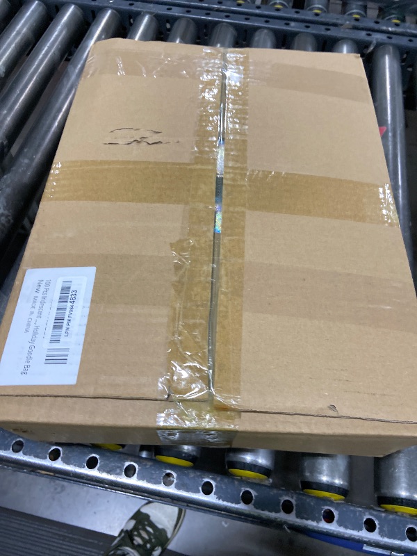 Photo 1 of 100 Pcs Iridescent Glossy Gift Bags Medium Size, 8x4x10 In Holographic Reusable Gift Bags with Handles & Sturdy Base, Ideal for Birthday, Wedding, Bachelorette, Party Favors, Holiday Goodie Bag