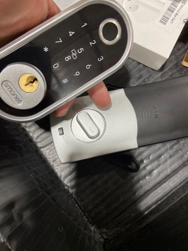 Photo 1 of Smart Deadbolt, SMONET Fingerprint Electronic Deadbolt Door Lock with Keypad-Bluetooth Keyless Entry Front Door Digital Keypad App Control, Ekeys Sharing, App Monitoring Auto Lock for Homes and Hotel