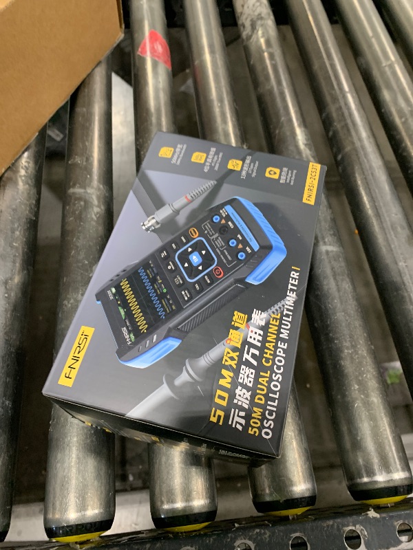 Photo 1 of  FNIRSI 2C53T Upgraded Handheld Oscilloscope, 50MHz Bandwidth, 3IN1 Digital Oscilloscope Multimeter DDS Generator, 250MS/s Sampling Rate, 19999 Counts, Voltage, Current, Capacitor, Resistor, Diode Test 