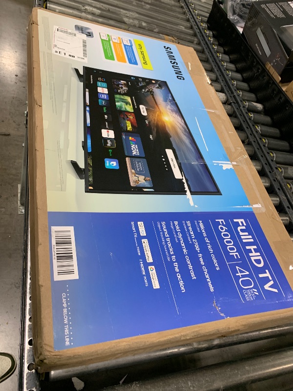 Photo 1 of SAMSUNG 40-Inch Class Full HD F6000 Smart TV (2025 Model) HDR, Object Tracking Sound Lite, Knox Security, One UI Tizen, Smart TV