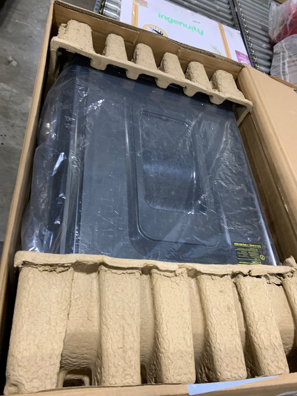 Photo 1 of Amazon Basics 24-Sheet Cross Cut High Security Paper Shredder for Home Use, P-4 Security, CD and Credit Card Document Shredder with Pullout Basket, Black