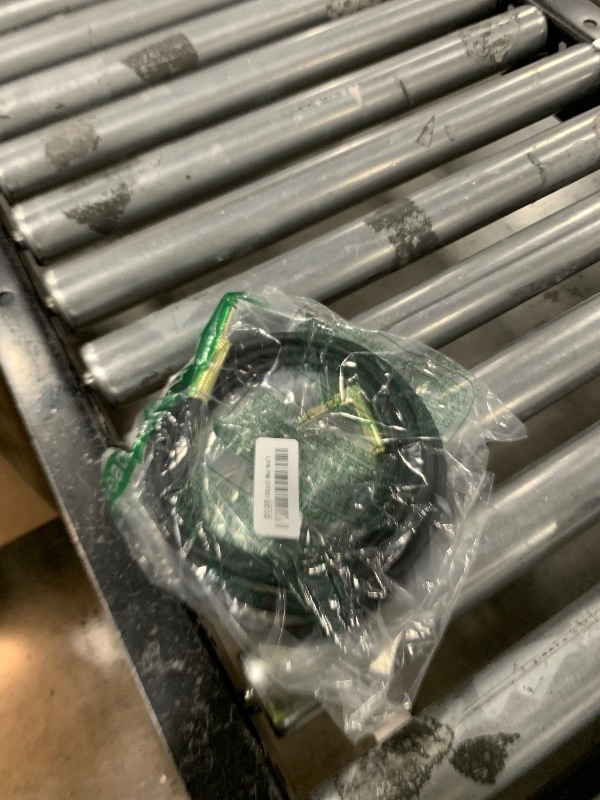 Photo 1 of **********DAMAGED*******
Ernie Ball Braided Instrument Cable, Straight/Angle, 10ft, Black (P06081)