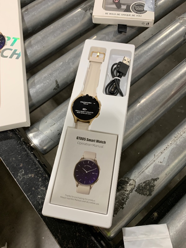 Photo 1 of Smart Watch for Women with Built-in GPS & Alexa (Make/Answer Call), 1.32" AMOLED Fitness Tracker with Altimeter Compass for Hiking Running, HRV/Sleep/SpO2 Monitor, 5ATM Waterproof for iPhone Android