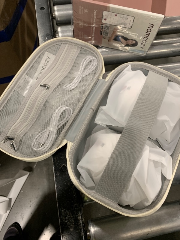 Photo 1 of Momcozy M5 Smart APP Controlled Wearable Breast Pump, Hands-Free Wireless Electric Pump, 3 Modes 9 Suction Levels, BPA-Free, Portable Lightweight, 24mm Flange, 2-Pack Cozy Red