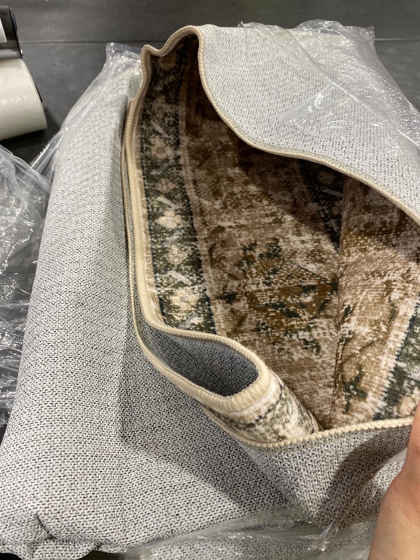 Photo 1 of CHAMPLANT Washable Area Rug 8'x10' Retro Boho Design Non-Shedding Non-Slip Easy Care Ideal for High Traffic Areas in Living Room Bedroom Office Coffee Table Kitchen Large Carpet