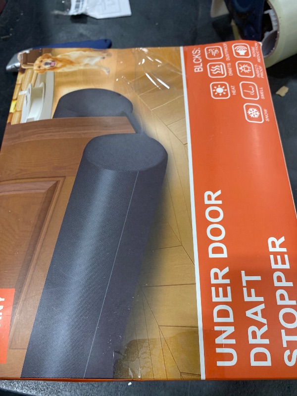 Photo 1 of (2 Pack) Under Door Draft Stopper, Draft Stopper for Bottom of Door, Adjustable 30-36 Inch Door Draft Blocker, Under Door Gap Filler, Easy Install Door Seal, Helps Reduce Drafts, Noise and Heat Loss