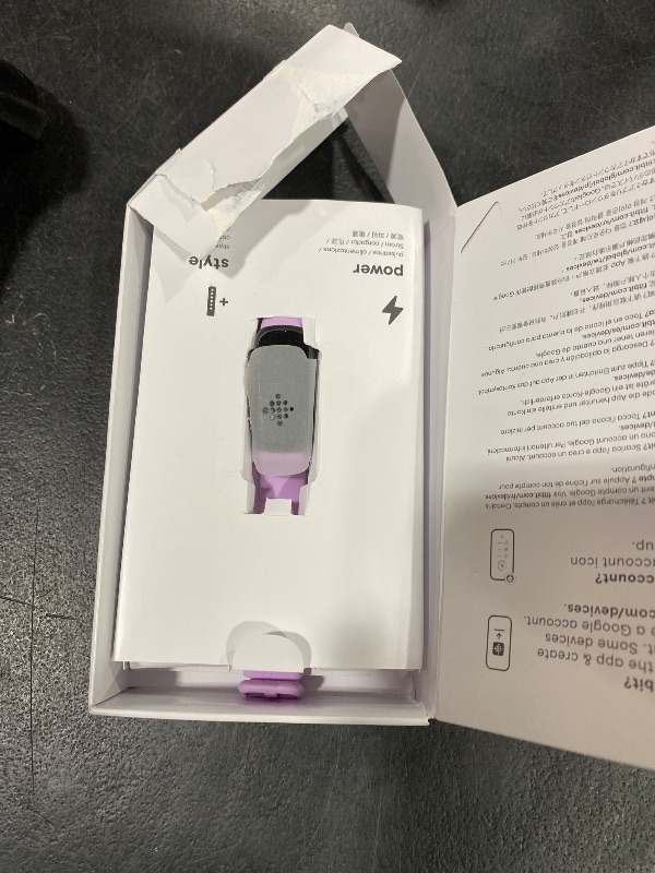 Photo 1 of Fitbit Inspire 3 Health &-Fitness-Tracker with Stress Management, Workout Intensity, Sleep Tracking, 24/7 Heart Rate and more, Lilac Bliss/Black, One Size (S & L Bands Included)