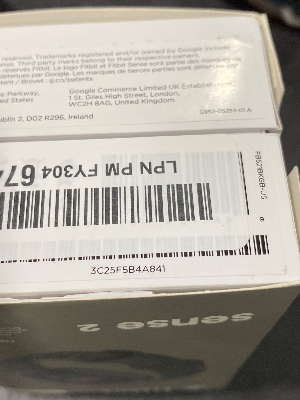 Photo 1 of Fitbit Sense 2 Advanced Health and Fitness Smartwatch with Tools to Manage Stress and Sleep, ECG App, SpO2, 24/7 Heart Rate and GPS, Shadow Grey/Graphite, One Size (S & L Bands Included)