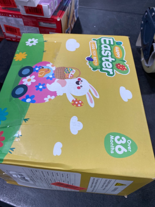 Photo 1 of 100 Pack Prefilled Easter Eggs with Assorted Toys, Bright Colorful Eggs for Easter Basket Stuffers/Fillers, Easter Eggs Hunt, Classroom Prize Supplies, Party Favors Bulk for Kids
