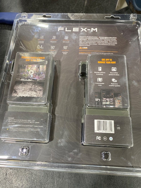 Photo 1 of SPYPOINT Flex-M Twin Pack Cellular Trail Cameras - Best Hunting Accessories, No WiFi Needed, GPS, Night Vision, Dual-Sim LTE, IP65 Water-Resistant Game Camera, 28MP Photos, 720p Videos + Sound (2)