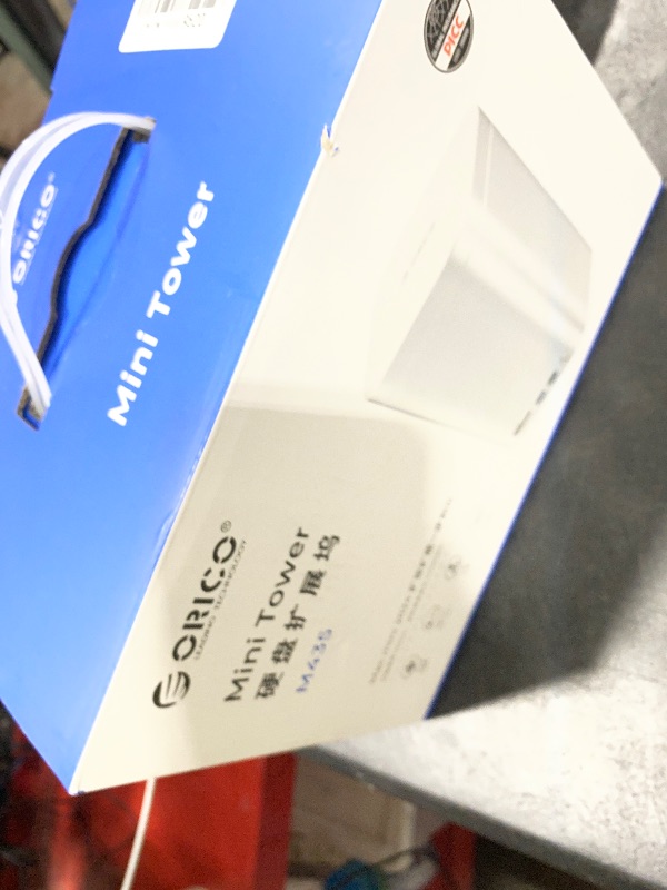 Photo 1 of ORICO MiniTower 2 Bay RAID Enclosure Compatible NVMe SSD 10Gbps with Expansion Hub Docking Station for Mac mini M4 Max Up to 56TB-M435