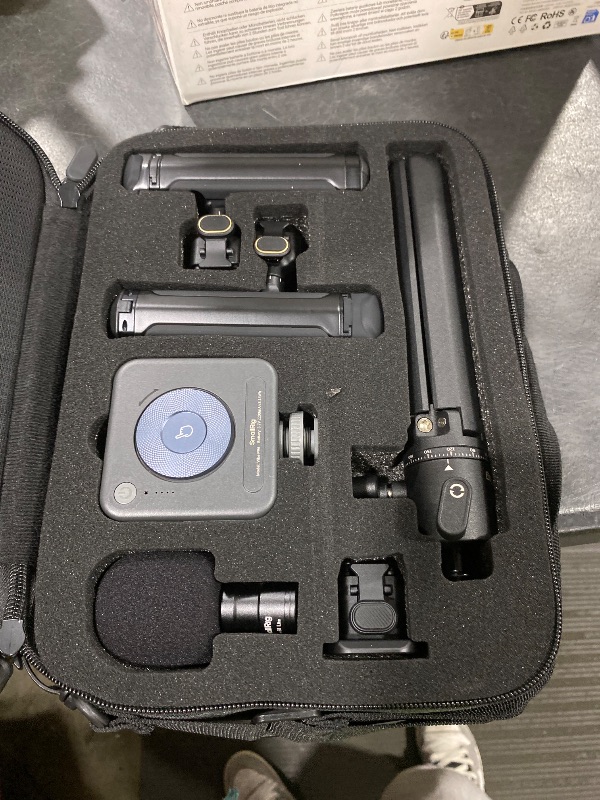 Photo 1 of SmallRig All-in-One Universal Quick Release Phone Video Rig Kit Pro, Phone Stabilizer Rig Kit with LED Light Microphone QR Tripod Dual Handles Power Bank Holder, for Creator & Live Streaming - 4704