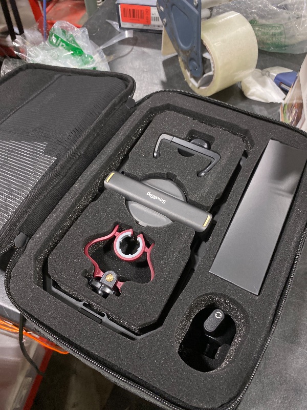 Photo 1 of SmallRig All-in-One Universal Quick Release Phone Video Rig Kit Pro, Phone Stabilizer Rig Kit with LED Light Microphone QR Tripod Dual Handles Power Bank Holder, for Creator & Live Streaming - 4704