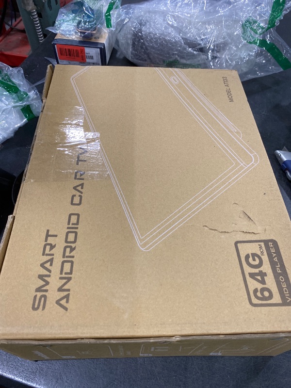 Photo 1 of 13.3" Car TV for Back Seat, 4K Android Headrest Monitor for Car, 4G+64G Portable Rear Entertainment System, Support Phone Wireless Mirror Link Touch Screen, with WiFi/HDMI/USB/Video Player