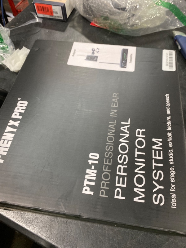 Photo 1 of Phenyx Pro UHF Stereo Wireless in Ear Monitor System, Wireless IEM, 900MHz Band Selectable Frequency, Rack Mountable, 160 ft. Operation, Suitable for Stage, Studio, Exhibit, Lecture, Speech (PTM-10)