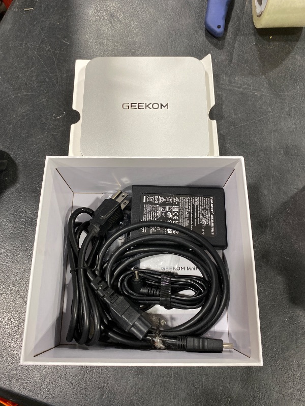 Photo 1 of GEEKOM A9 Max AI Mini PC, with AMD Ryzen AI 9 HX 370 (80 Tops), Copilot+ PC, Radeon 890M, 32GB DDR5 (Not LPDDR), 1TB SSD, Win 11 Pro, WiFi 7, BT 5.4, USB4, HDMI 2.1, Dual 2.5GbE, 8K, 3-Year Warranty