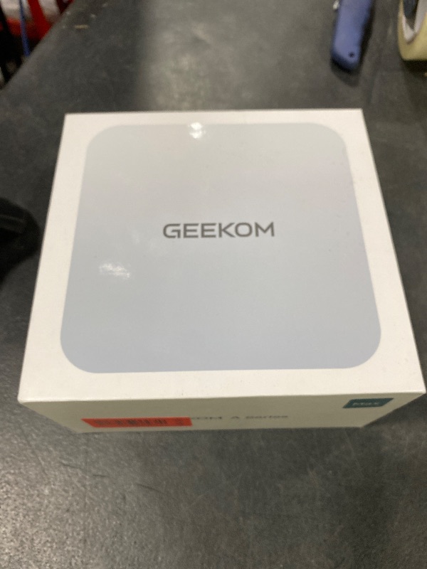 Photo 1 of GEEKOM A9 Max AI Mini PC, with AMD Ryzen AI 9 HX 370 (80 Tops), Copilot+ PC, Radeon 890M, 32GB DDR5 (Not LPDDR), 1TB SSD, Win 11 Pro, WiFi 7, BT 5.4, USB4, HDMI 2.1, Dual 2.5GbE, 8K, 3-Year Warranty