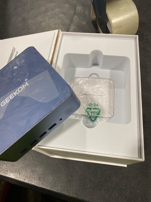 Photo 1 of GEEKOM AX8 Max Mini PC with AMD Ryzen 7 8745HS Dual 2.5GbE Lan Port| 32GB DDR5(Upgradable),1TB NVMe SSD(Expandable)| Radeon 780M,USB4.0(40Gbps),Quad Display| Windows 11 Pro Gaming,Office,Video Editing