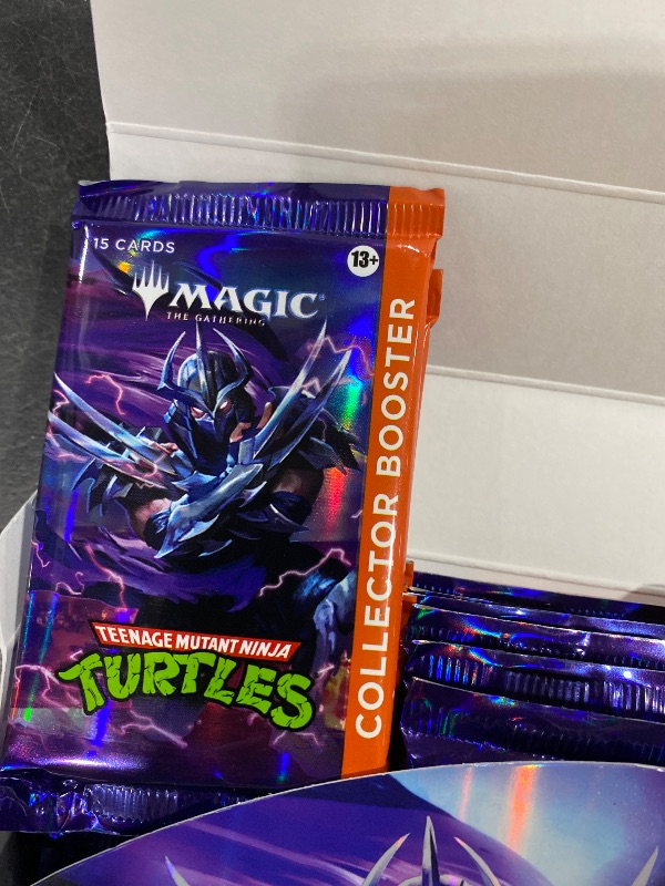 Photo 1 of Magic: The Gathering | Teenage Mutant Ninja Turtles - Collector Booster Box | 12 Packs | Collectible Trading Card Game