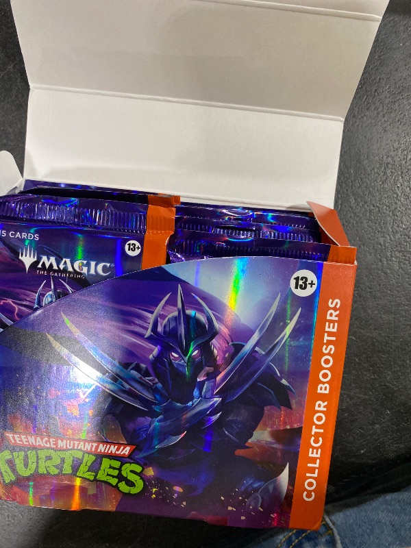 Photo 1 of Magic: The Gathering | Teenage Mutant Ninja Turtles - Collector Booster Box | 12 Packs | Collectible Trading Card Game