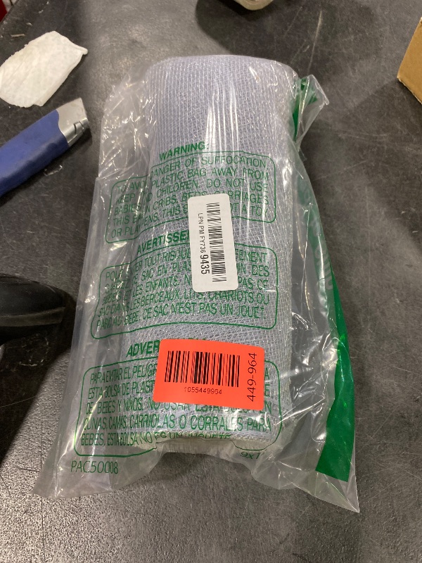 Photo 1 of 10 Inch x 30 Feet Deco Poly Mesh Ribbon (Grey Non Metallic)