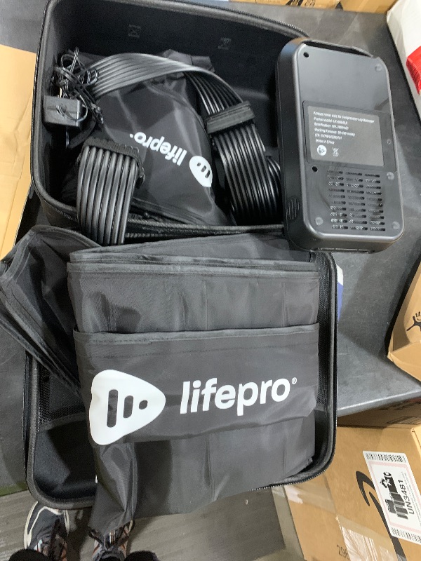 Photo 1 of LifePro Air Compression Recovery System with Heat – 8-Chamber AXIS Full Leg Massage for Calf, Thigh & Foot – Air Massage Wraps for Relaxation & Wellness – Gift for Mom or Dad.