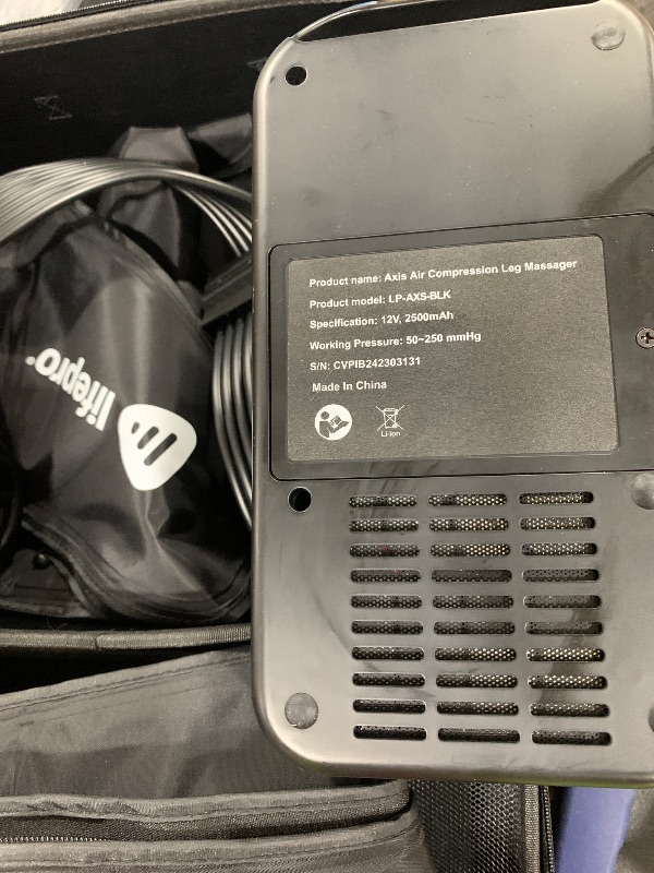 Photo 1 of LifePro Air Compression Recovery System with Heat – 8-Chamber AXIS Full Leg Massage for Calf, Thigh & Foot – Air Massage Wraps for Relaxation & Wellness – Gift for Mom or Dad.