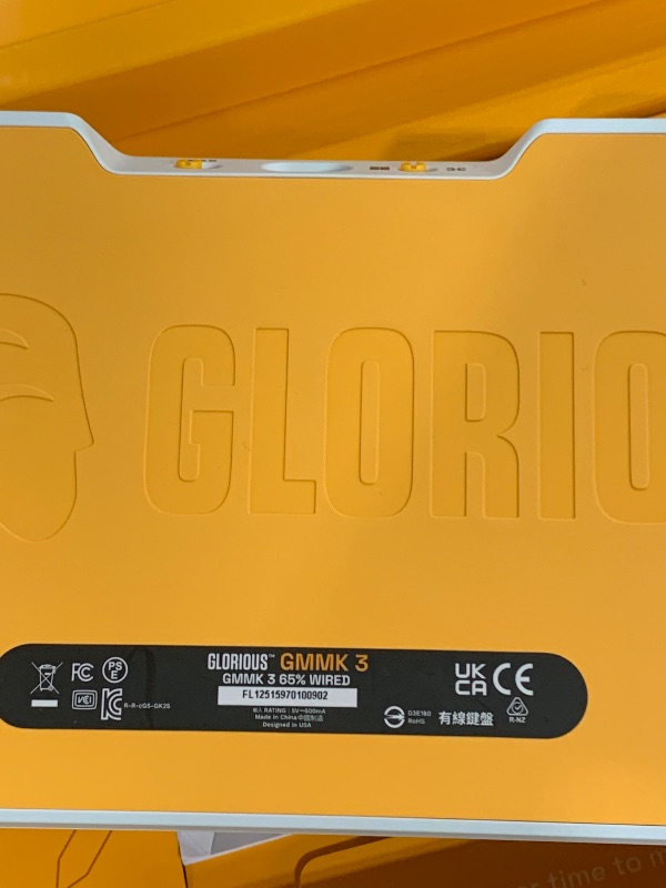 Photo 1 of Glorious Gaming - GMMK 3 HE Rapid Trigger Keyboard, Hall Effect, 8K Polling Rate, MX Mechanical & Magnetic Switches, Hotswappable 65% Keyboard, Modular Gasket System, Doubleshot PBT keycaps (White)