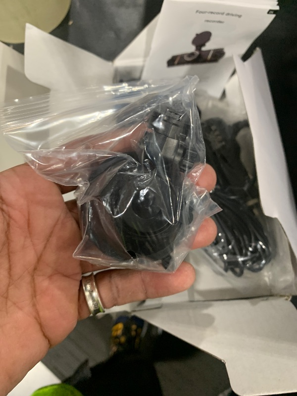 Photo 1 of 4 Channel 360° Dash Cam Front Rear Inside & Left Right,4K+1080P*3 FHD Car Camera,5GHz WiFi & App Control,8 IR Lamps Night Vision,24H Parking Mode,G-Sensor,Loop Recording,Includes 64GB SD Card?Black?