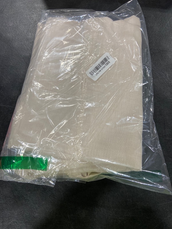 View 2 of **********DAMAGED*******
MIULEE 100% Blackout Linen Textured Curtains for Bedroom Solid Thermal Insulated Cream Grommet Room Darkening Curtains & Drapes Luxury Decor for Living Room Nursery 52 x 84 Inch (2 Panels)