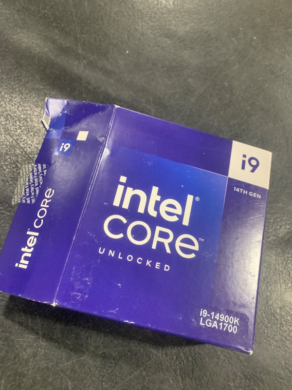 Photo 1 of Intel® Core™ i9-14900K Desktop Processor 24 cores (8 P-cores + 16 E-cores) up to 6.0 GHz