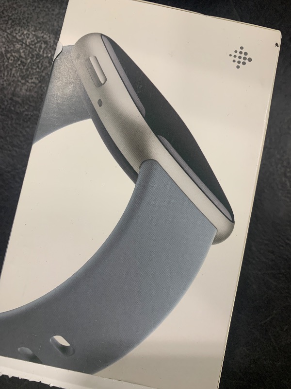 Photo 1 of Fitbit Versa 4 Fitness Smartwatch with Daily Readiness, GPS, 24/7 Heart Rate, 40+ Exercise Modes, Sleep Tracking and more, Waterfall Blue/Platinum, One Size (S & L Bands Included)