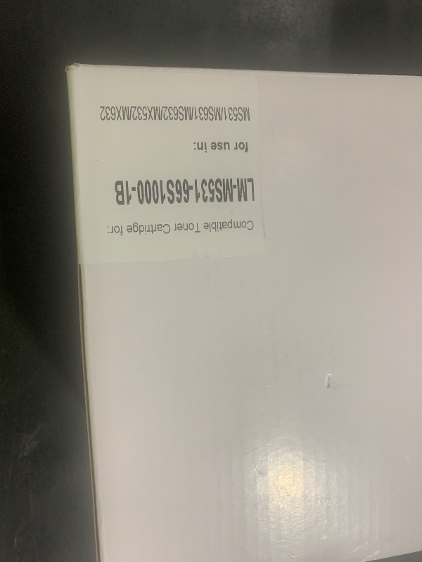 Photo 1 of Xeepton 66S1000 Black Toner Cartridge (with Chip) Replacement for Lexmark MS531 66S1000 Toner for MS531dw MS631dw MS632dwe MX532adwe MX632adwe Printer, 1-Pack