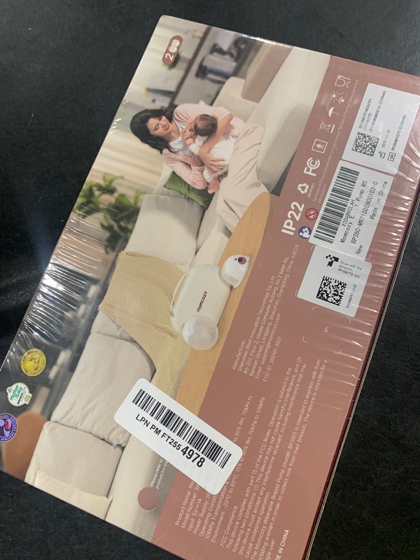 Photo 1 of Momcozy M5 Smart APP Controlled Wearable Breast Pump, Hands-Free Wireless Electric Pump, 3 Modes 9 Suction Levels, BPA-Free, Portable Lightweight, 24mm Flange, 2-Pack Cozy Red