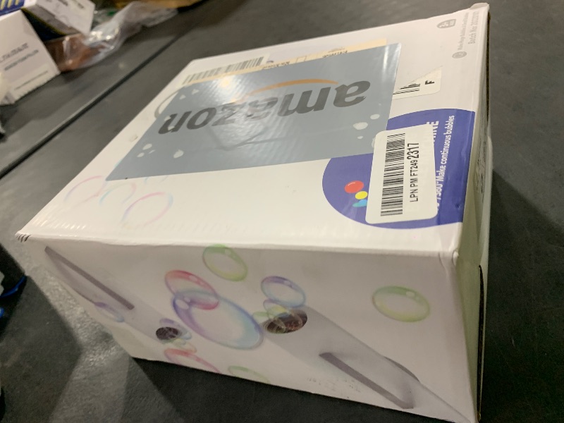 Photo 1 of Bubble Machine for Kids Toddlers, 90° 360° Rotatable Automatic Bubble Blower 4000+ Bubbles/Min, Bubble Maker for 3 4 5 6 7 8 Year Old, Easter Christmas Birthday Outdoor Wedding Party Gifts