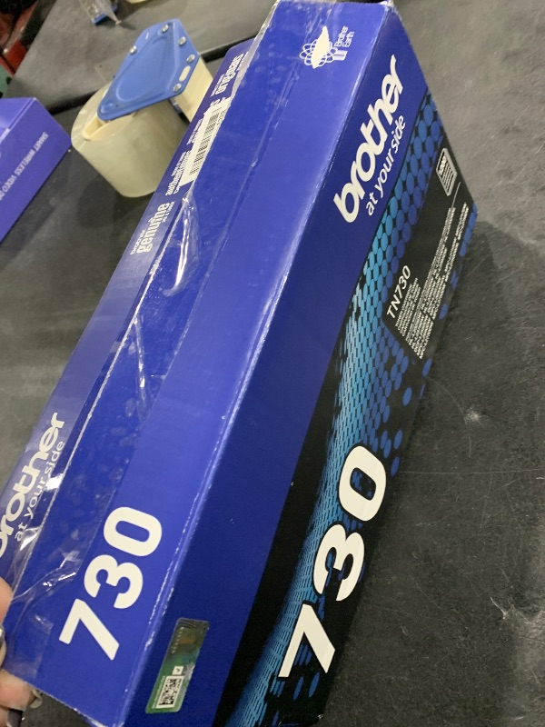 Photo 1 of Brother Genuine Standard Yield Toner Cartridge, TN730, Replacement Black Toner, Page Yield Up To 1,200 Pages, Amazon Dash Replenishment Cartridge,1 Pack