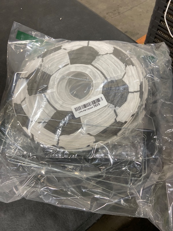 Photo 1 of 10 Inch Soccer Paper Lanterns Sports Soccer Themed Birthday Party Decorations Supplies Party Favors - Pack of 5