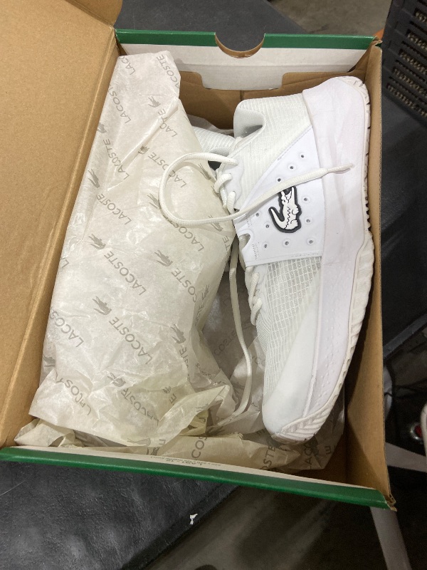 Photo 1 of Lacoste Men's Power Serve Sneaker, White, 10.5